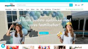 Din Festbutik forside