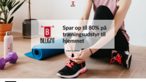 Billigfit.dk forside