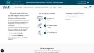 LEI Service forside