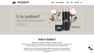 Mammut Hair Products forside