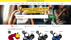 Nakkepude-shop.dk forside
