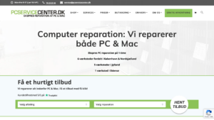PC Service Center forside