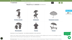 Paraplybutik forside
