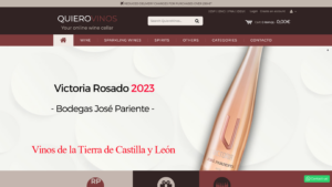 QuieroVinos forside