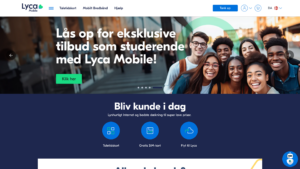 Lyca Mobile forside