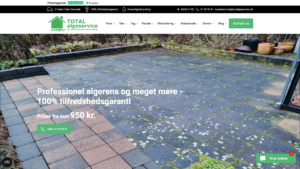 Totalalgeservice forside