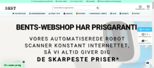 Bents Webshop forside
