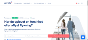 AirHelp forside