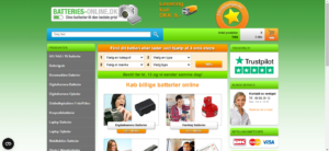 Batteries Online forside