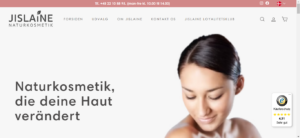 Jislaine Naturkosmetik forside