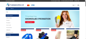 Fodplejebutikken forside