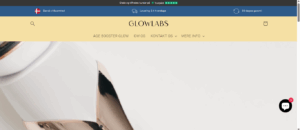 GlowLabs forside