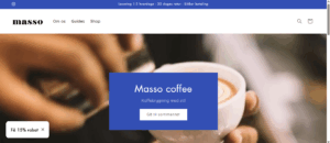 Masso Coffee forside