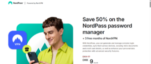 NordPass forside
