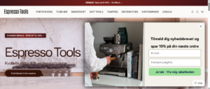 Espresso Tools forside